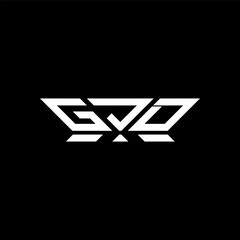 GJD letter logo vector design, GJD simple and modern logo. GJD luxurious alphabet design