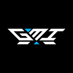 GMI letter logo vector design, GMI simple and modern logo. GMI luxurious alphabet design