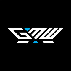 GMW letter logo vector design, GMW simple and modern logo. GMW luxurious alphabet design