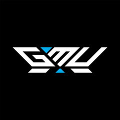 GMU letter logo vector design, GMU simple and modern logo. GMU luxurious alphabet design