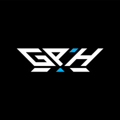 GPH letter logo vector design, GPH simple and modern logo. GPH luxurious alphabet design