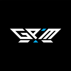GPM letter logo vector design, GPM simple and modern logo. GPM luxurious alphabet design