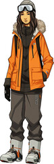 Winter Sports Character Design