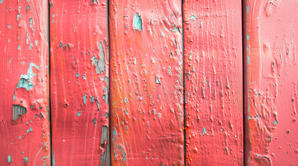 Wooden Surface, Old Red Background.