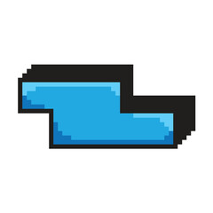 Pixel Button retro game design