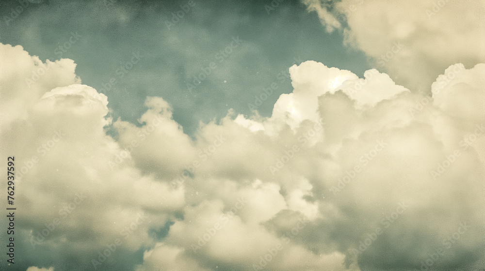 Canvas Prints Vintage Retro Clouds Sky Background