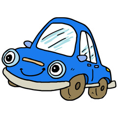 cartoon car