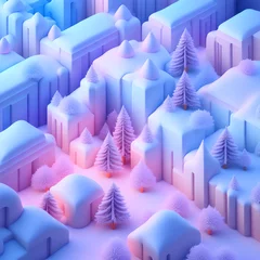 Photo sur Plexiglas Violet city gradient colors winter sky atmosphere wallpaper