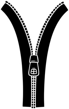 recommend clip art: zipper illustration fashion silhouette textile logo set icon metal outline zip accessories fastener slider puller teeth apparel accessory clothes shape fastening tailor close for vector graphic