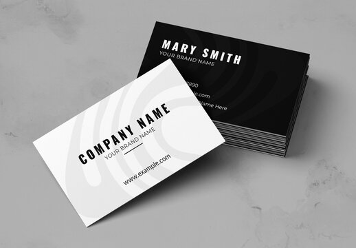 Corporate Business Card Template Layout