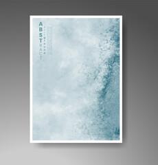 Cards with watercolor background. Design for your cover, date, postcard, banner, logo.