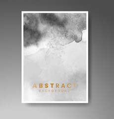 Cards with watercolor background. Design for your cover, date, postcard, banner, logo.