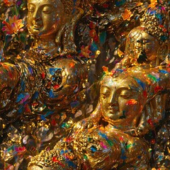 The golden Buddha.