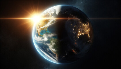 太陽と地球