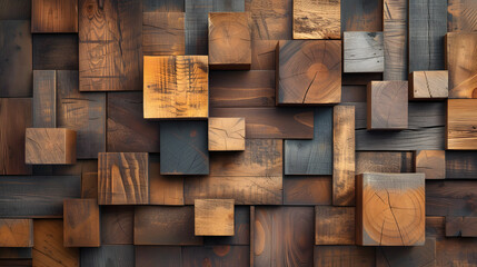 wood texture background that invites user interaction, perhaps with hidden compartments or movable wooden elements