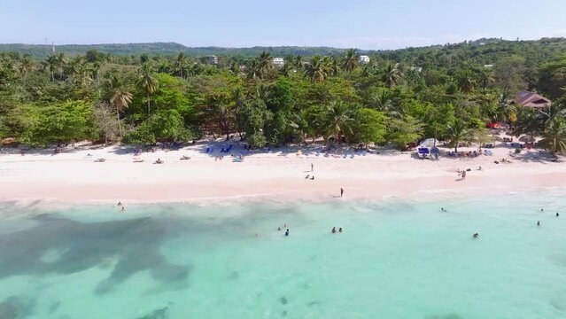 Playita beaches in Las Galeras on the Samaná,  Dominican Republic