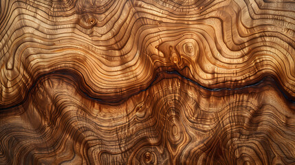 wood texture with a prominent, intricate grain pattern