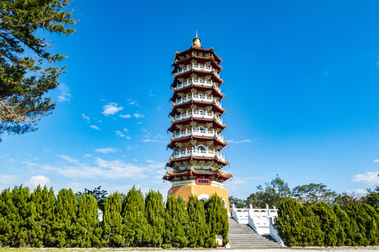 Ci En Pagoda, Sun Moon Lake, Yuchi, Taiwan
