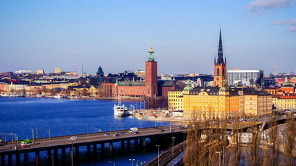 Views of Stockholm island, Baltic sea - obrazy, fototapety, plakaty