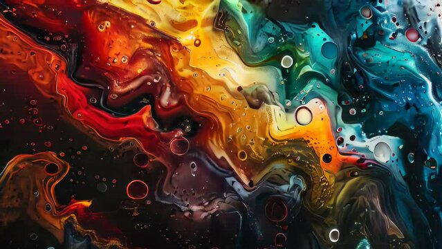 Abstract watercolor background with multicolored spots and splashes. Toned.