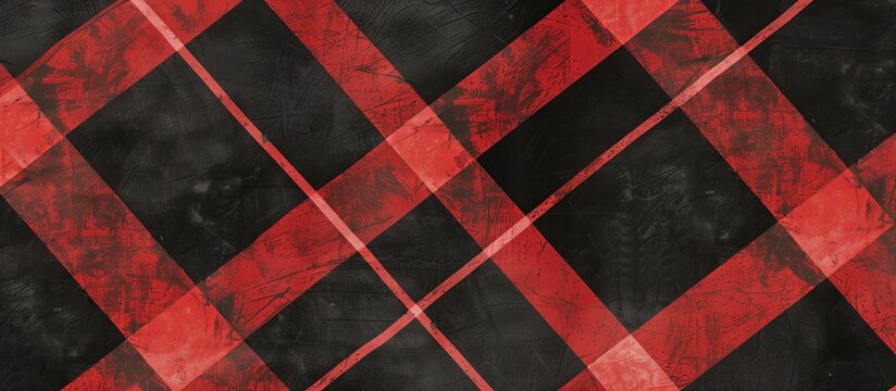 Texture Traditional Scottish Tartan Fabric In Red, Green And Blue Check. Background For Your Design Close Up