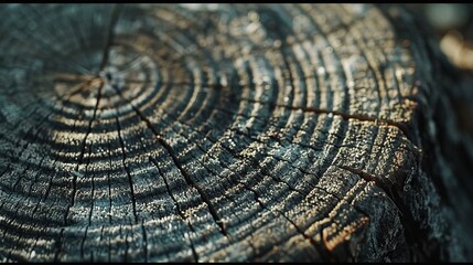 Cut Wood Texture. Detailed, Tree, Trunk, Stump, Rough, Organic, Close Up, Ring, Natural, Wooden,...