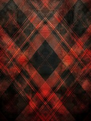 texture traditional Scottish tartan fabric in red, green and blue check. background for your design close up