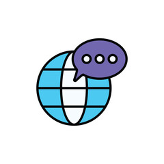 Viral Marketing icon design with white background stock illustration