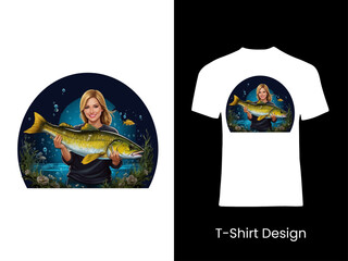 Men's T-shirt with short sleeve mockup. Front view. Vector template.