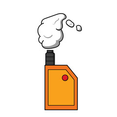 vape illustration. white background. vape icon vector.