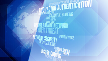 Secure your cyber world map with advanced technology and cyber security measures to prevent cyber attacks
