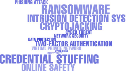 Cyber crime threatens technology and online safety but cybersecurity safeguards personal data with secure protocols and authentication in secure environment