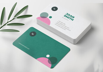 Minimal Business Card Template - obrazy, fototapety, plakaty