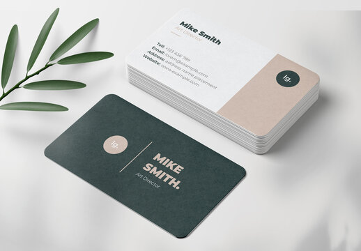 Modern & Minimal Business Card Template