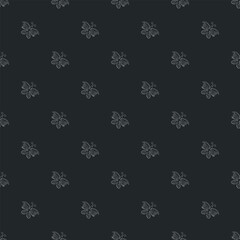 Seamless butterfly pattern. ornament with butterflies. drawn spring illustration