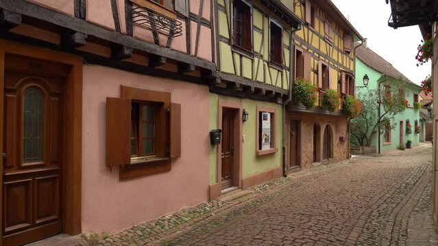 Eguisheim is a very pretty and charming medieval village with a unique atmosphere