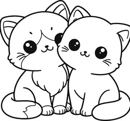 love cat illustration