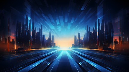 
Vector Abstract futuristic technology background concept, Illustration high digital