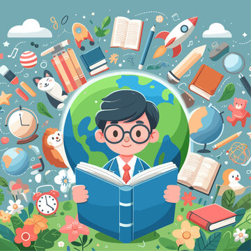 World Book Day Illustration