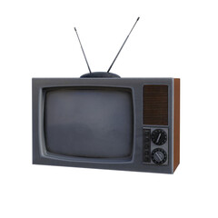 A retro TV set, with its distinctive boxy shape and dials, adds a nostalgic flair to the room,...