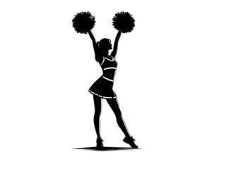 Cheer Squad: Vector Cheerleader Illustration