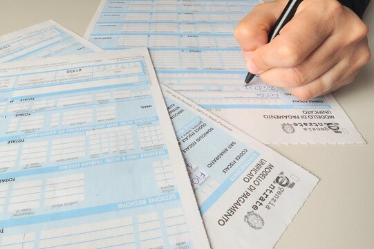 Pagamento tasse con F24 Modello Unico IMU