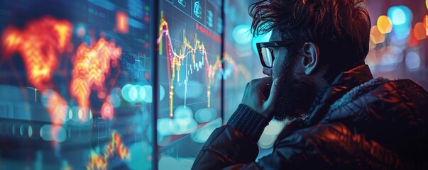 Craft an engaging social media post visual, highlighting the importance of analyzing cryptocurrency trends from a rear view Incorporate eye-catching graphics, trend predictions