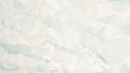 Vector Low poly abstract white and light blue background, trendy cartoon sky with clouds