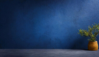 abstract wall blue background