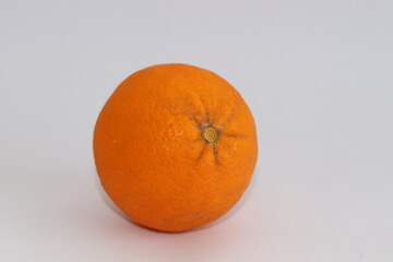 Fresh ripe oranges as background, top view