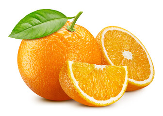 Orange isolated on white background