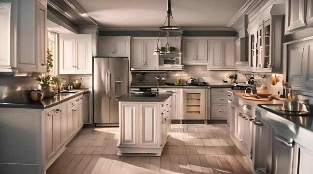 Creating Culinary Delights in a Kitchen with Ample Counter Space