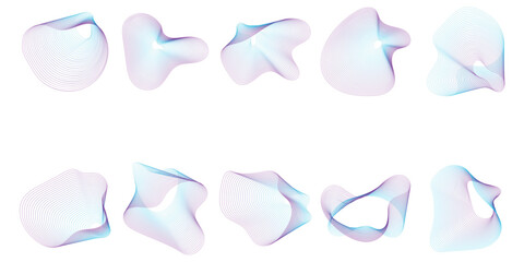 Wireframe Gradient Vector