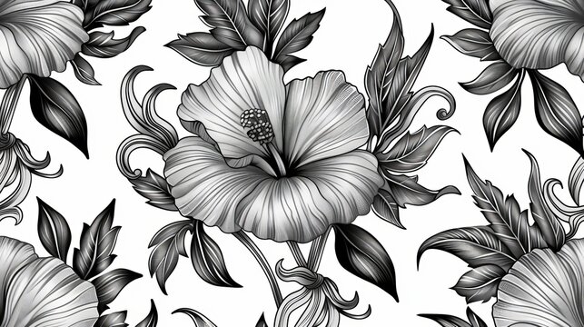Pattern with a monochrome background
